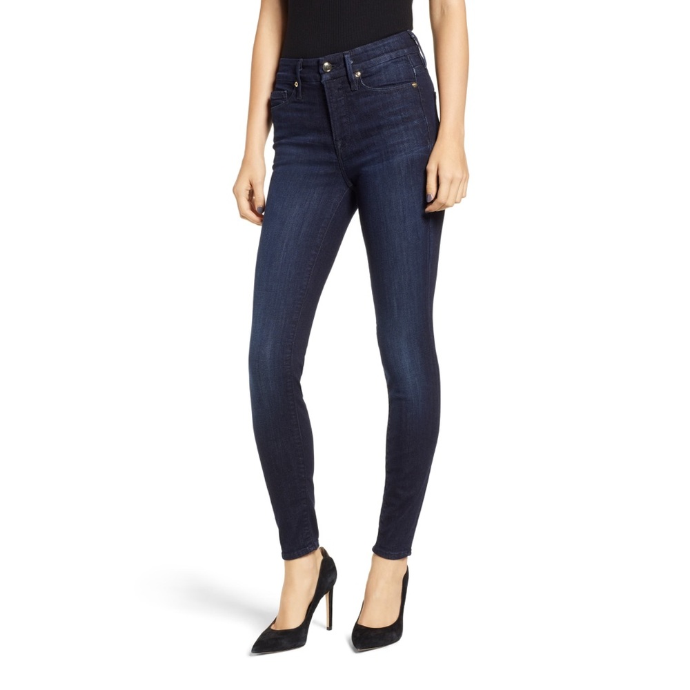 Good American high waisted skinny jeans